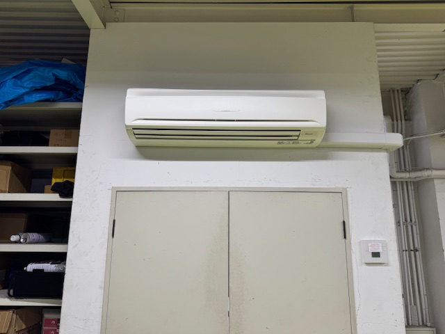 【神戸市 作業場】作業場の暑さ対策・業務用エアコン新設工事